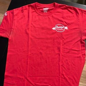 Buddy’s Pizzeria DETROIT RED Short Sleeve Staff T-Shirt Unisex Medium
